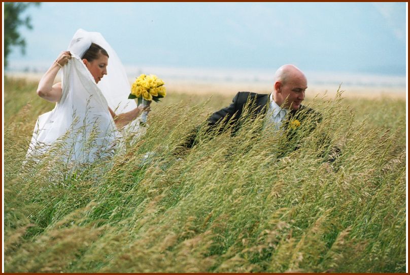 Running through the grass
